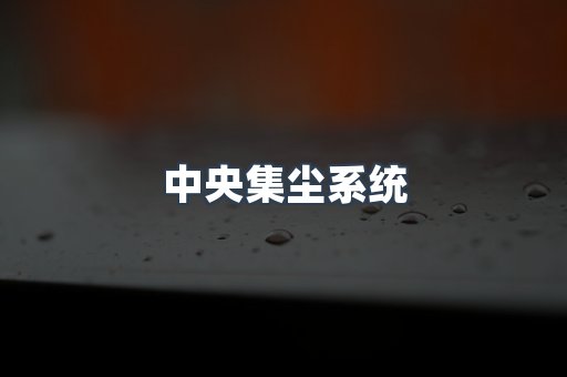 中央集尘系统