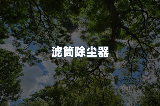 滤筒除尘器
